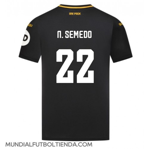 Camiseta Wolves Nelson Semedo #22 Segunda Equipación Replica 2024-25 mangas cortas